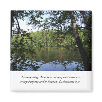 Season Ecclesiastes Lake Forest Fridge Magnets