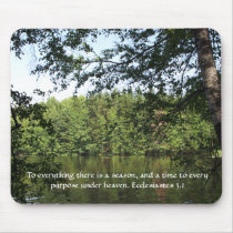 Season Ecclesiastes Lake Forest Mousepad