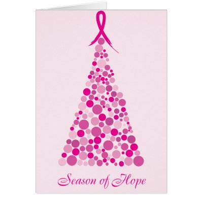 Season of Hope - Breast Cancer Greeting Card