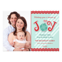 Season of Joy Holiday Photo Cards invitations
