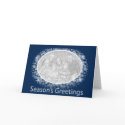 Season’s Greetings Card Blue