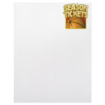 Season Tickets Personalized Letterhead