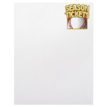 Season Tickets Letterhead Template