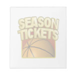 Season Tickets Note Pads