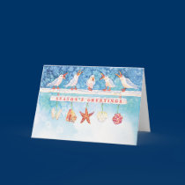 Seasonal Seagulls cards