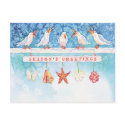 Seasonal Seagulls postcard