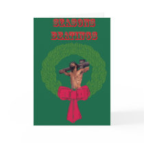 Seasons Beatings Greeting Cards