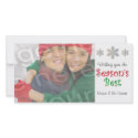 Season's Best Customizable Photo Card photo cards by malibuitalian Season's Best Customizable Photo Card photo cards