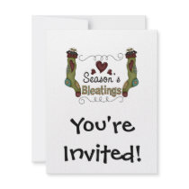 seasons bleatings greetings sheep personalized announcement