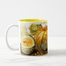 SEASON'S FRUITS  / PUMPKINS COFFEE MUGS