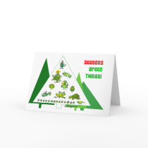 Seasons Green Things Creatures cards by zooogle Seasons Green Things Creatures cards