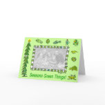 Seasons Green Things Holiday Card