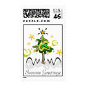 Seasons Greeting Postage postage