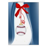 Season's Greetings Baseball Greeting Card