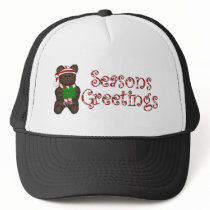 Seasons Greetings Bear hats