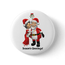 Season's Greetings button by holiday_tshirts Season's Greetings button