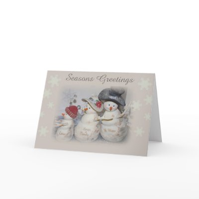 Seasons Greetings Card by NormaJean35