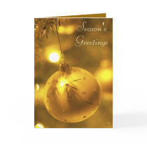 Season's Greetings Card by Jamene Season's Greetings Card
