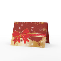Season's Greetings Card by WilderDesigns Season's Greetings Card