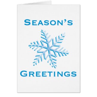Season's Greetings card
