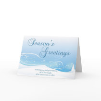 Season's Greetings Card for Friends, Co-Workers by WinterHolidayGifts Season's Greetings Card for Friends, Co-Workers