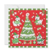 Seasons Greetings Cards from the Dog invitations