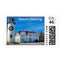 Season's Greetings - Chatham Light Postage