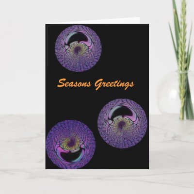 Seasons Greetings Christmas Card