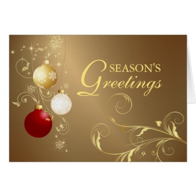 Season&#39;s Greetings - Christmas Holiday Cards