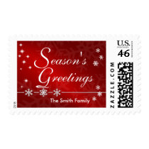 Season's Greetings Christmas Holiday Postage postage