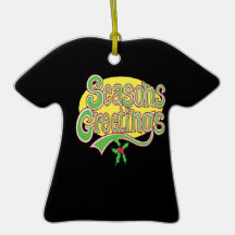 Seasons Greetings Christmas Tree Ornament