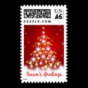 Season's Greetings Christmas Tree Postage postage by SquirrelHugger Season's Greetings Christmas Tree Postage postage