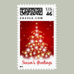 Season's Greetings Christmas Tree Postage
