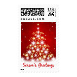 Season's Greetings Christmas Tree Postage