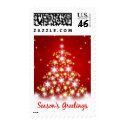 Season's Greetings Christmas Tree Postage stamp