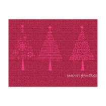 Season's Greetings -Christmas trees postcards by kool27 Season's Greetings -Christmas trees postcards