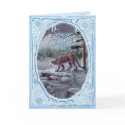 SEASON'S GREETINGS COUGAR by SHARON SHARPE cards by sharonsharpe SEASON'S GREETINGS COUGAR by SHARON SHARPE cards