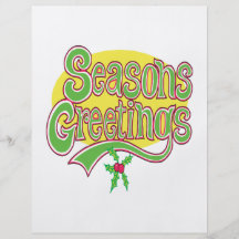 Seasons Greetings Custom Flyer