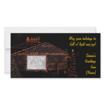Season's Greetings (customizable) Custom Photo Card