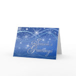 Season's Greetings - Fancy Snowflakes Holiday Card