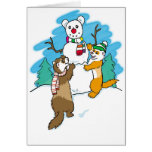 Season's Greetings Ferrets Card