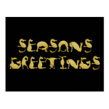 Seasons greetings flexi pony post cards