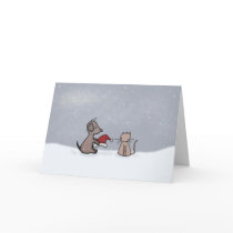 Season's Greetings Friends Greeting Cards