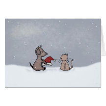 Season's Greetings Friends Greeting Cards