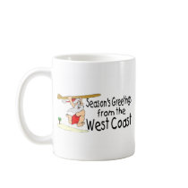 Seasons Greetings From The West Coast Mug