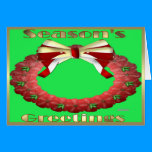 Season's Greetings Greeting Card cards