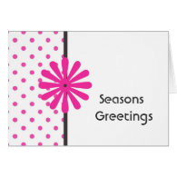 Seasons greetings greeting card