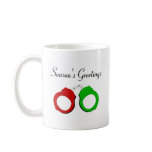 Season's Greetings (Handcuffs) Coffee Mugs