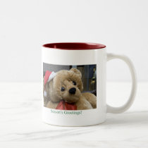 Seasons Greetings - Holiday Bear mugs by ZenfulDelights Seasons Greetings - Holiday Bear mugs