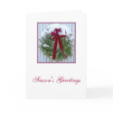 Season's Greetings Holiday Card by TDSwhite Season's Greetings Holiday Card